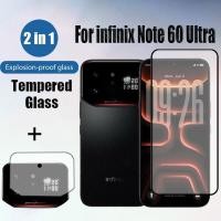 ราคา 2 in 1 กระจกนิรภัยป้องกันหน้าจอสําหรับ infinix Note 60 Ultra 5G 9D ฟิล์มป้องกันกระจกและฟิล์มเลนส์กล้อง (47211071915)