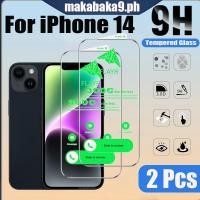ราคา 1 2 ชิ้น HD ไร้ขอบกระจกนิรภัย 9D ป้องกันหน้าจอสําหรับ iPhone 14 Plus Pro Max Protection Flim (45864849600)