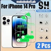 ราคา 1 2 ชิ้น HD ไร้ขอบกระจกนิรภัย 9D ป้องกันหน้าจอสําหรับ iPhone 14 Pro Max Plus Protection Flim (46464852977)