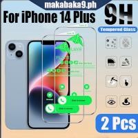 ราคา 1 2 ชิ้น HD ไร้ขอบกระจกนิรภัย 9D ป้องกันหน้าจอสําหรับ iPhone 14 Plus Pro Max Protection Flim (40382988315)