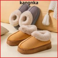 ราคา KANGNKA รองเท้าแตะนุ่ม รองเท้าลุยหิมะขน มารยาท ขนฟู รองเท้าบูทหุ้มข้อที่อบอุ่นนุ่มสบายในฤดูหนาว (53713426438)