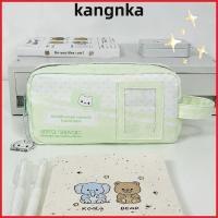ราคา กระเป๋าดินสอ แนวคิด ดินสอหน้าต่างสีเขียว แบบพกพาพร้อมที่จับ กระเป๋าเก็บเครื่องเขียนพิมพ์ลายหัวใจความจุขนาดใหญ่นักเรียน (53213474733)