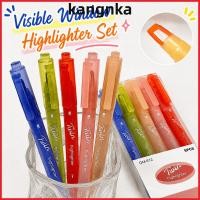 ราคา KANGNKA ชุดปากกาเน้นข้อความ 5 ชิ้น เซ็ต ปากกาเน้นข้อความปลายคู่หลายสี หน้าต่างที่มองเห็นได้ที่ทนทาน ปากกาเน้นข้อความหน้าต่างที่มองเห็นได้นักเร (52064837402)
