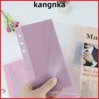 ราคา KANGNKA 5 ชิ้นหลวมใบเติมแขน A6 A7 PP 6 หลุม Budget Binder กระเป๋า ทนทานกันน้ําโปร่งใส Budget Planner เติมแขนนักเรียน (51463984552)
