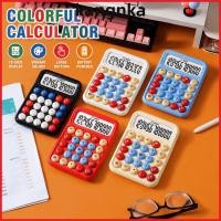 ราคา KANGNKA เครื่องคิดเลขตั้งโต๊ะ เครื่องคิดเลขปุ่มกลเสื่อกันลื่น 12 หลัก เครื่องคิดเลขอิเล็กทรอนิกส์หน้าจอขนาดใหญ่การ์ตูนแบบพกพาใช้ในบ้าน (48614846729)