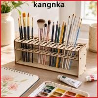 ราคา ที่ใส่แปรง KANGNKA ที่เก็บพู่กันหลายรูไม้ โครงสร้างช่องเปิดประหยัดพื้นที่ชั้นเก็บแปรงสไตล์ไม้ธรรมชาติองค์กรโต๊ะ (40482455657)