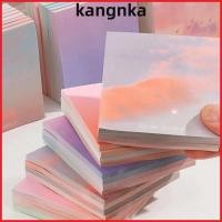 ราคา KANGNKA กระดาษโน้ตสี่เหลี่ยม แผ่นโน้ตกาวในตัวสไตล์อินส์ สติ๊กเกอร์วางแผนโน๊ตบุ๊คสีไล่โทนสีตกแต่ง 50 แผ่นสําหรับใช้ในสํานักงาน (44332569739)