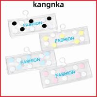 ราคา ดินสอ KANGNKA กระเป๋าใส่ปากกา PVC กระเป๋าดินสอใสพิมพ์ลายลายจุดแบบพกพาสไตล์มินิมอลของขวัญ (47364073764)