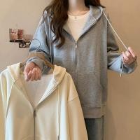 ราคา ยอดนิยมในเกาหลี คาร์ดิแกนซิปแขนยาว เสื้อกันหนาวมีฮู้ด (27254045598)