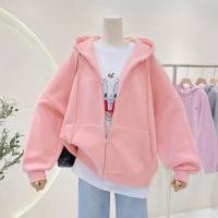 ราคา เกาหลี วัยรุ่น เสื้อกันหนาวมีฮู้ด 4สี M 2XL คาร์ดิแกนซิปแขนยาว (19092297526)