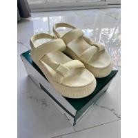 ราคา ส่งต่อ รองเท้า Puma Suede Maya Summer Sandals สี เหลืออ่อน เบอร์ 39 สภาพดีมากกกใส่ 2 ครั้ง (21784213942)