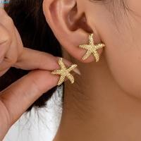ราคา ผู้หญิง Sea Star Studs ต่างหูGlossy Texture Smooth Charming Ear Studs สําหรับของขวัญวันเกิดของขวัญวันครบรอบ (26195354582)