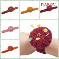 ราคา DARON เบาะเข็ม ผู้ถือเข็มฟักทองรูปข้อมือ Pin Cushion Cross stitch พร้อมเข็มขัดข้อมือยืดหยุ่นเย็บเครื่องมือเข็มหมอนเย็บปักถักร้อย (54664527110)
