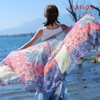 ราคา DARON ผ้าคลุมไหล่ผ้าพันคอกันแดด ปุ่มปม Paisley เสื้อคลุมคาร์ดิแกน พู่แฟชั่นดอกไม้เสื้อคลุมสไตล์แห่งชาติบาง Beachside (54561932130)
