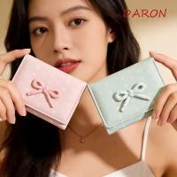 ราคา DARON Bowknot Short Wallet Polka Dot Large Capacity Student Simplicity Wallet Portable PU Leather Coin Purse Dopamine Color Card Holder Card Holder Bag (52710429785)