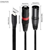 ราคา ONU 1m USB C ถึง Dual XLR สายสัญญาณเสียงชาย Type C ถึง 2 อะแดปเตอร์ XLR สําหรับแท็บเล็ตโทรศัพท์แล็ปท็อปสําหรับ FEI (53813187606)