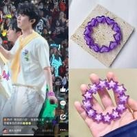 ราคา TNT Times Youth Ma Jiaqi Star Bracelet Bracelet Bracelet Star Love Purple Five pointed Star Accessories Jewelry 6 9 (43231566404)
