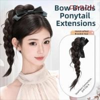 ราคา ดารอน โบว์ผูกผมเปีย ต่อขนตา ยาว16นิ้วถักเปียแฮนด์เมดหางม้า อุปกรณ์ผมกรงเล็บคลิปปุยหวานบิดถักเปียแฮร์พีชสําหรับผู้หญิง (57015005281)