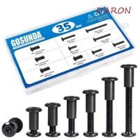 ราคา DARON Hex Socket Head Cap Screws M6 ขนาดเหล็กคาร์บอนภายใน Hex Bolts Fastener Set Assortment Kit ทนต่อการกัดกร่อนเมตริก Hex Socket สกรู Assortment Kit (56860369827)