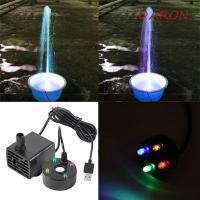 ราคา ปั๊มน้ําตู้ปลา DARON เครื่องพ่นหมอก USB 5V การรักษาความปลอดภัยการทํางานเงียบพลาสติกไฟสีสันสดใสปั๊มจุ่มการศึกษา (56114873093)