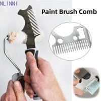ราคา หวีแปรงทาสี NLINNI Heavy Weighted Can Opener ฟังก์ชั่นแปรงทาสีลูกกลิ้งเครื่องมือทําความสะอาด 4 in 1 กาว Remover หนาเครื่องมือทําความสะอาดอเนกประสงค์ซ่อมในครัวเรือน (56960562438)
