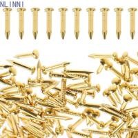 ราคา NLINNI 100 ชิ้นเล็บทองเหลือง ทองเหลืองบริสุทธิ์กันสนิมรอบหัว Pins มินิกันน้ํารอบหัวเส้นผ่านศูนย์กลาง 1 2 1 5 2 มม ตกแต่ง Pins บานพับเฟอร์นิเจอร์ (55361277367)