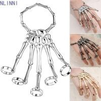 ราคา NLINNI Claw สร้อยข้อมือพร้อมแหวนโลหะผสมแหวนโลหะเนื้อโลหะหวานโอ้อวด Punk Ghost Hand Skull สร้อยข้อมือชนกลุ่มน้อย (55314175929)