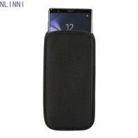 ราคา NLINNI Neoprene Phone Bag Neoprene Pouch Phone Protective Pouch Lightweight Protective Fall Prevention Soft Phone Bag Pouch Smart Phone (54914807036)