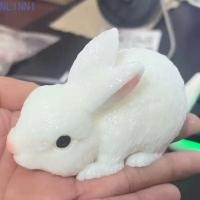 ราคา NLINNI Bunny Squishy ของเล่น มือผ่อนคลายกระต่ายสีขาว Fidget ชายหญิง Kawaii ซิลิโคน Super Soft Pinching ปลายนิ้วของเล่นเด็กผู้ใหญ่ (53363857815)
