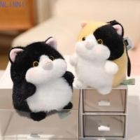 ราคา NLINNI พวงกุญแจตุ๊กตาแมว ทรงกลมอ้วนออกแบบจี้ตุ๊กตาแมว ของเล่นยัดไส้ปุยเนื้อ Squeezable 12 ซม ตุ๊กตาแมวพวงกุญแจกระเป๋าตกแต่ง (52364777598)
