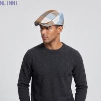 ราคา NLINNI ลายสก๊อต Dot Beret Y2k รูปแบบตาหมากรุกไปข้างหน้าหมวก Retro สีสัน Visor สไตล์เกาหลี Newsboy หมวกสุภาพสตรี (52363949226)