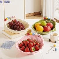 ราคา NLINNI ชามผลไม้พร้อมส้อมพร้อมส้อมผลไม้ 6 ใบ จานเสิร์ฟผลไม้รูปเปลือกหอยพลาสติกที่ใช้งานได้จริงความจุขนาดใหญ่ชามสลัดขนมหวานห้องนั่งเล่น (51811317385)