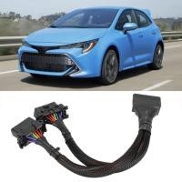 ราคา Calinodesign 1 ถึง 2 OBD อะแดปเตอร์ Splitter Y สายสายไฟเครื่องมือสแกนวินิจฉัยรถยนต์ (48513527090)