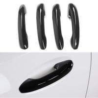 ราคา Calinodesign ฝาครอบมือจับประตูด้านนอกรถยนต์ สีดําเงาสําหรับ Mercedes Benz C class W206 2022 ขึ้นไป (45963953624)