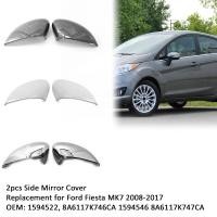 ราคา Calinodesign 1 คู่ฝาครอบกระจกมองข้างประตูปีกกระจกมองหลังสําหรับ Ford Fiesta MK7 2008 2017 1594522 (53713879489)