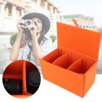 ราคา Calinodesign กระเป๋ากล้องกันน้ํากันฝุ่นที่ถอดออกได้กันกระแทก SLR Lens BagOrange (55763783324)