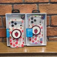 ราคา Mobest เคสใสลายสตอเบอรี่ พร้อมกริ๊บต๊อก รองรับแม่เหล็กชาร์จ for 17promax 17pro 17 (42783029060)