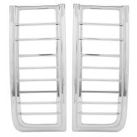 ราคา 商城 2 ชิ้นไฟท้ายด้านหลังฝาครอบ Trim Glossy ไฟท้ายโคมไฟโคมไฟ Bezel กรอบสําหรับ Hummer H2 2003 2009 (47701802223)