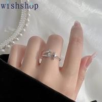ราคา แหวนนิ้วมือ ประดับเพทาย รูปดาวสี่แฉก แบบเรียบ ปรับระดับได้ เครื่องประดับ แฟชั่นสําหรับผู้หญิง (18877683971)