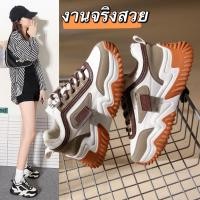 ราคา รุ่นใหม่ MARIAN รองเท้าผ้าใบผู้หญิงเกาหลี เสริมส้น 5ซม NO A0404 (22025765469)