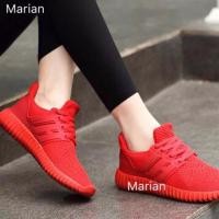 ราคา Marian รองเท้าผ้าใบผู้หญิงสีแดง รุ่น A046 Red (740979319)