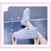 ราคา Marian รุ่นใหม่ล่าสุด รองเท้าผ้าใบผู้หญิง เสริมส้น3ซม สีขาว พร้อมส่ง NO A0263 (7343597824)