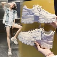 ราคา SALE MARIAN รองเท้าผ้าใบผู้หญิง เสริมส้น 5 ซม A0193 สีขาว พร้อมส่ง (2822103939)