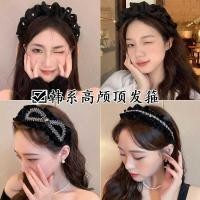 ราคา ที่คาดผมเพชรกระพริบผีเสื้อจีบปีกกว้างกํามะหยี่แบบใหม่ (25437499810)