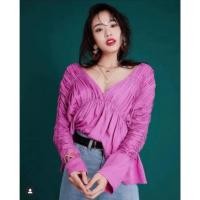 ราคา เสื้อทรงถ่วงงานจริงสีเหลืองพาสเทล อก36 (42652579029)