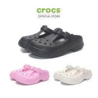ราคา Crocs Classic Mary Jane Clog รองเท้าลำลองสำหรับผู้ใหญ่ สีดำชมพูกับเบจ (43679901022)
