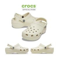 ราคา Crocs Classic Platform Clog รองเท้าแตะส้นสูงสำหรับผู้หญิง พื้นหนา รหัส 206750 Bonne (26344543377)