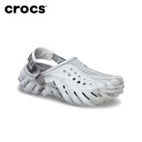 ราคา ของแท้ CROCS Echo Marbled Clog รองเท้าลําลองสําหรับผู้ใหญ่ Unisex รองเท้าแตะ Crocs 208454 (43679901062)
