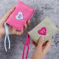 ราคา LD shopกระเป๋าสตางค์สไตล์เกาหลีน่ารักๆ รูปหัวใจ ดีไซน์มินิมอล แบบพกพาง่าย ขนาดเล็ก หลายฟังก์ชั่น ทั้งใส่เงิQB4304 (55462395821)