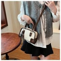 ราคา LD shop กระเป๋าสะพายข้างสำหรับผู้หญิง สไตล์ย้อนยุคเกาหลี มีซิป สามารถจุของได้เยอะEP8508 (43608391137)